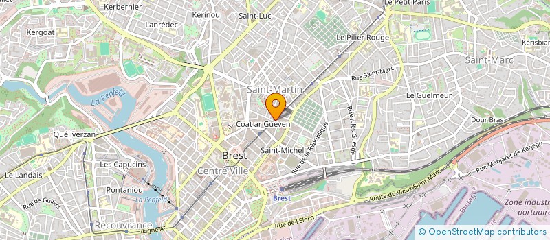 localisation de l'entreprise IZEE RESTAURANTS à BREST