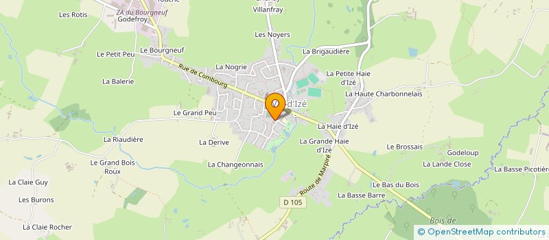 localisation de l'entreprise IZEG  VAL-D'IZE