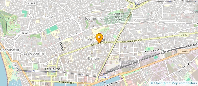 localisation de l'entreprise IZEL  LE HAVRE