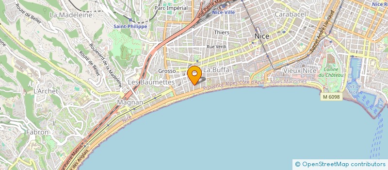 localisation de l'entreprise IZEL ET ZARA à NICE