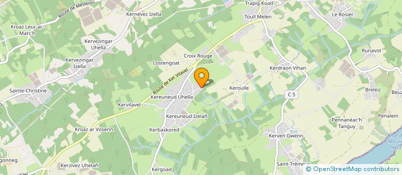 localisation de l'entreprise IZELLA  PLOUGASTEL-DAOULAS