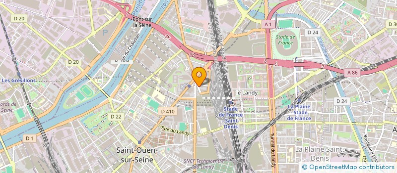 localisation de l'entreprise IZEM BATIMENT  SAINT-DENIS