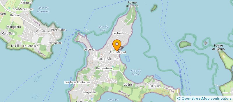 localisation de l'entreprise IZENAH  ILE-AUX-MOINES