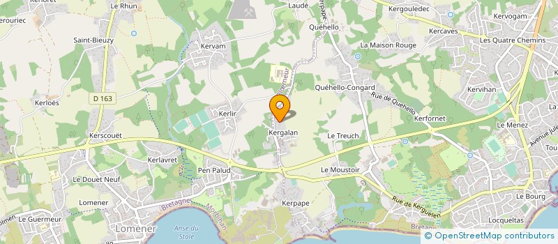 localisation de l'entreprise IZENAH INVEST  LARMOR-PLAGE