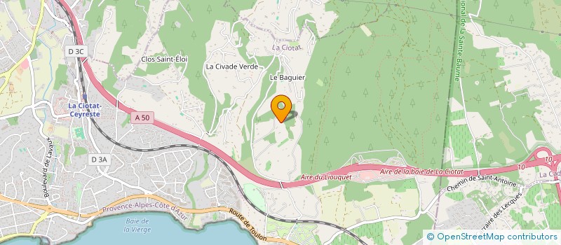 localisation de l'entreprise IZENAH SAILING  LA CIOTAT