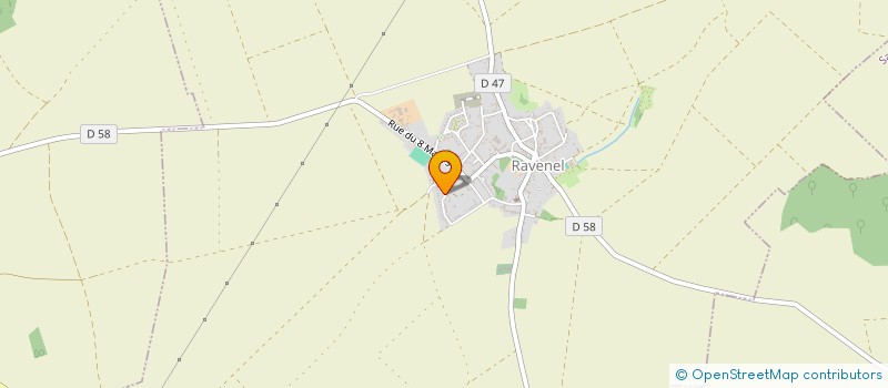 localisation de l'entreprise IZENKAD  RAVENEL