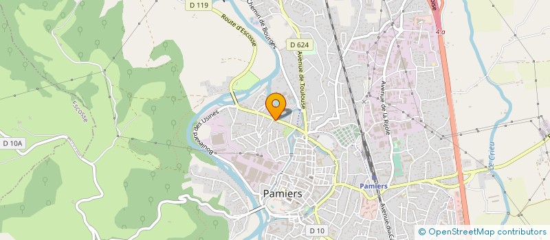 localisation de l'entreprise IZEO BATIMENT à PAMIERS