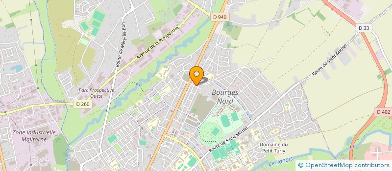 localisation de l'entreprise IZERT MAINTENANCE à BOURGES