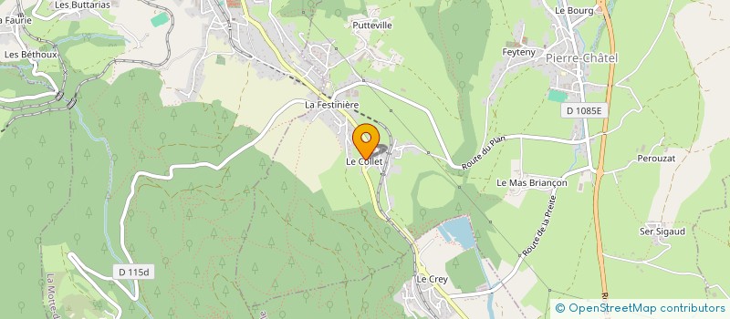 localisation de l'entreprise IZEVENT  PIERRE-CHATEL
