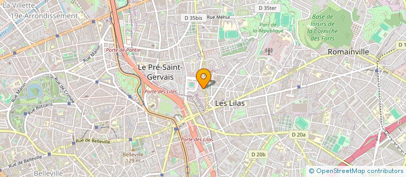 localisation de l'entreprise IZHAK PERE ET FILS à LE PRE-SAINT-GERVAIS