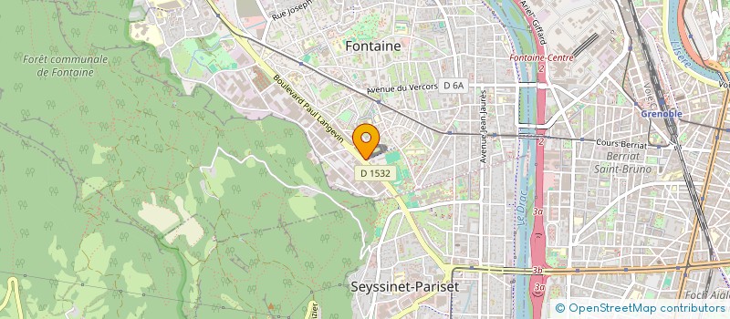 localisation de l'entreprise IZI AUTO à ECHIROLLES