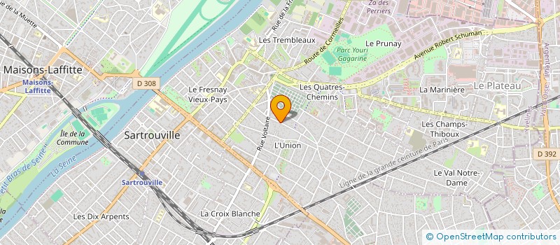 localisation de l'entreprise IZI CONSEIL à SARTROUVILLE