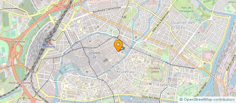 localisation de l'entreprise IZI-EE à STRASBOURG