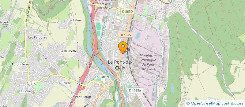 localisation de l'entreprise IZI IMMOBILIER  ECHIROLLES