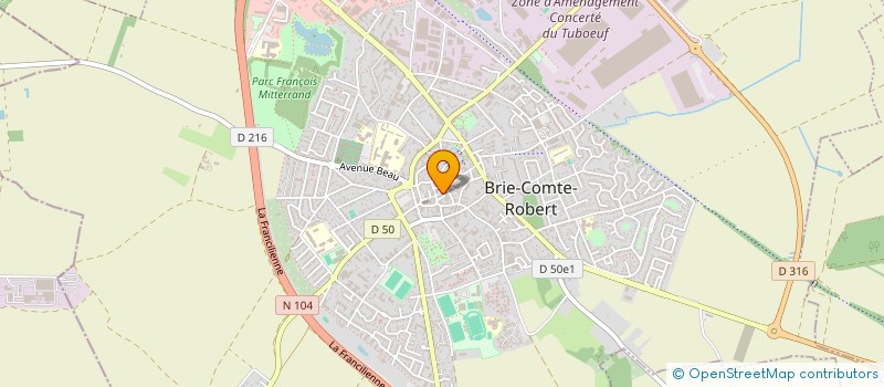 localisation de l'entreprise IZI PIECES AUTOS à BRIE-COMTE-ROBERT