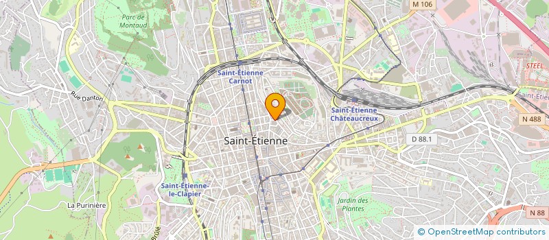 localisation de l'entreprise IZI RADIOPRO à SAINT-ETIENNE