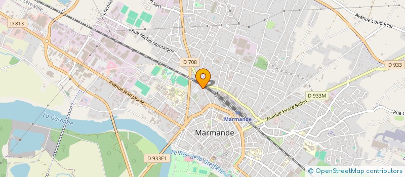 localisation de l'entreprise IZI TRANSPORT 47  MARMANDE