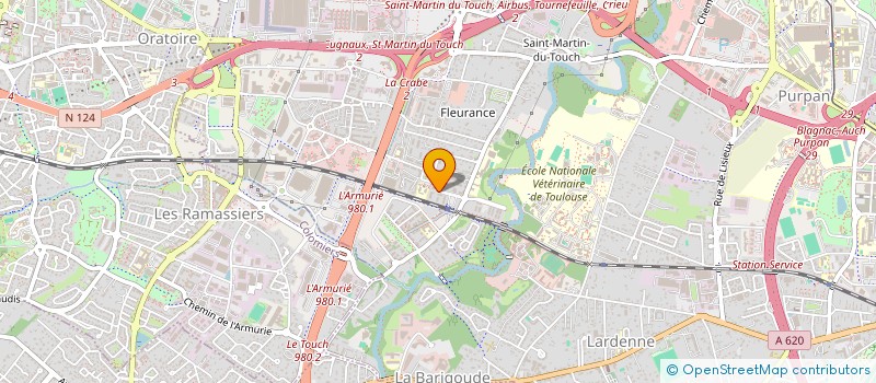 localisation de l'entreprise IZI'VTC  TOULOUSE