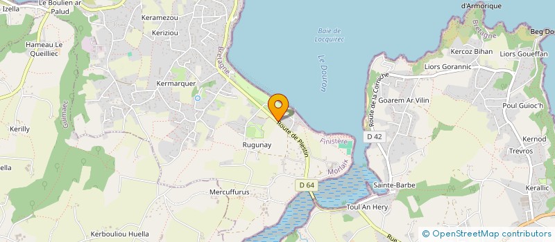 localisation de l'entreprise IZIA  LOCQUIREC