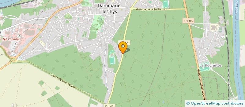 localisation de l'entreprise IZIACC à DAMMARIE-LES-LYS