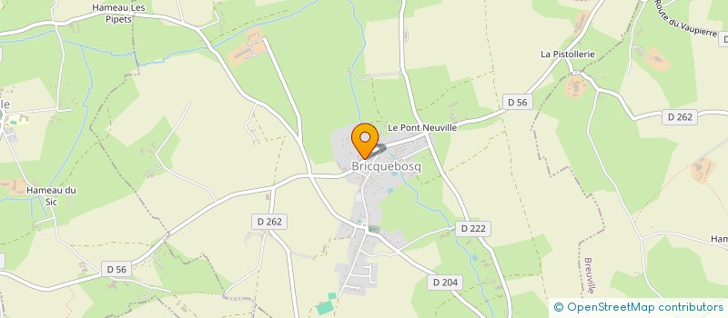 localisation de l'entreprise IZIALO  BRICQUEBOSQ