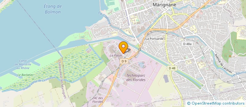 localisation de l'entreprise IZIANE SAS à MARIGNANE