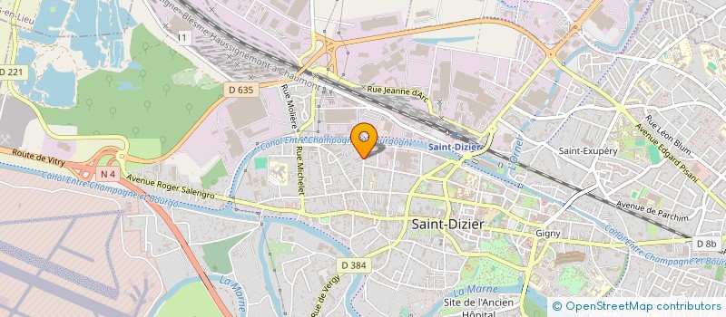 localisation de l'entreprise IZICOM STUDIO à SAINT-DIZIER