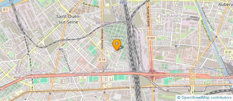 localisation de l'entreprise IZICREA à SAINT-OUEN-SUR-SEINE