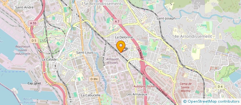 localisation de l'entreprise IZIDEV à MARSEILLE