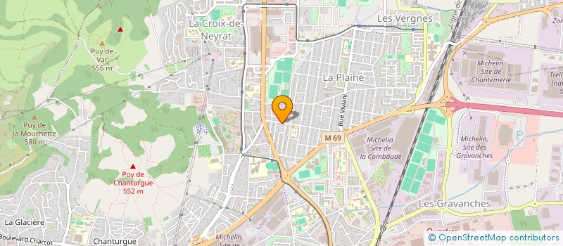 localisation de l'entreprise IZIDOZ à CLERMONT-FERRAND