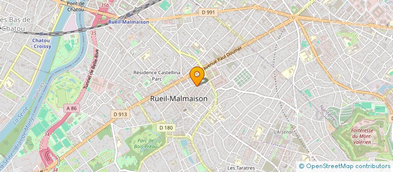 localisation de l'entreprise IZIGO à RUEIL-MALMAISON