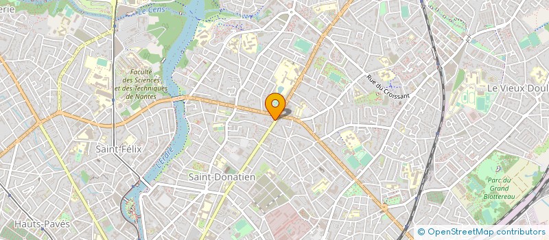 localisation de l'entreprise IZIH à NANTES