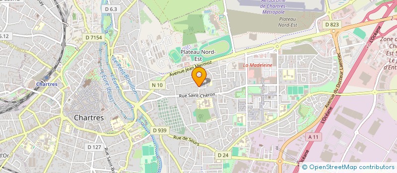 localisation de l'entreprise IZII à CHARTRES