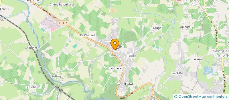 localisation de l'entreprise IZIMO  BULLY