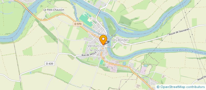 localisation de l'entreprise IZIPECHE à VERDUN-SUR-LE-DOUBS