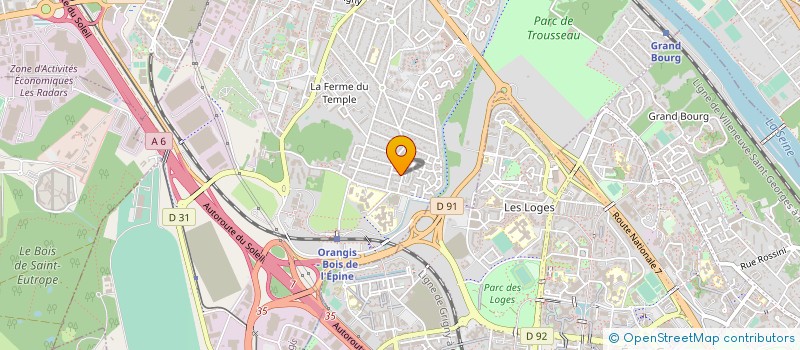 localisation de l'entreprise IZITEACH à RIS-ORANGIS