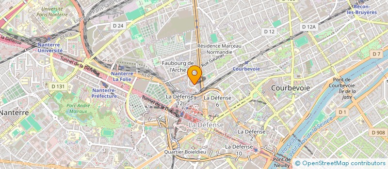 localisation de l'entreprise IZIVIA TRUCKS à COURBEVOIE