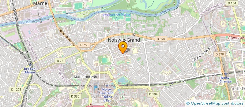 localisation de l'entreprise IZM TECHNO  NOISY-LE-GRAND