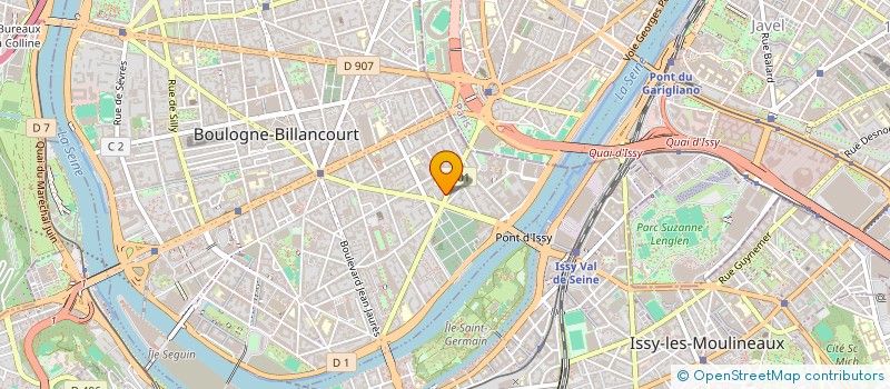 localisation de l'entreprise IZMO CONSULTING à BOULOGNE-BILLANCOURT