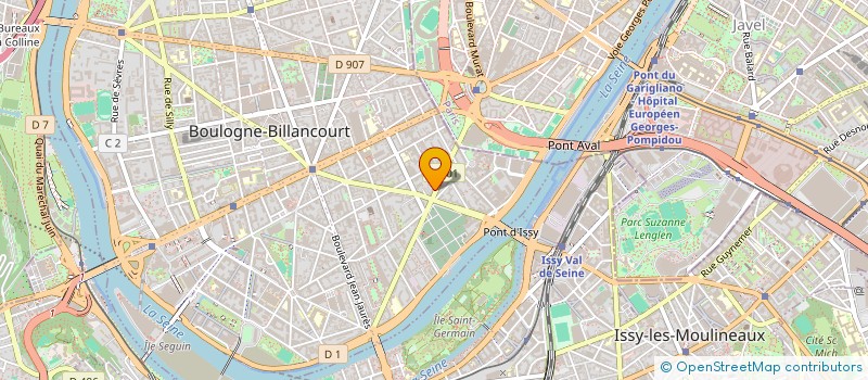 localisation de l'entreprise IZMO FRANCE à BOULOGNE-BILLANCOURT