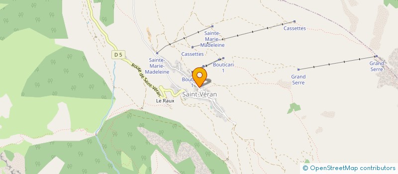 localisation de l'entreprise IZOARD ANIMATION  ARVIEUX