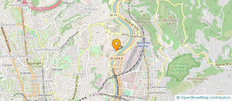localisation de l'entreprise IZOBAT AZUR  NICE
