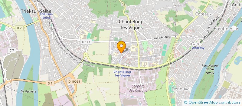 localisation de l'entreprise IZOGENIE à CHANTELOUP-LES-VIGNES