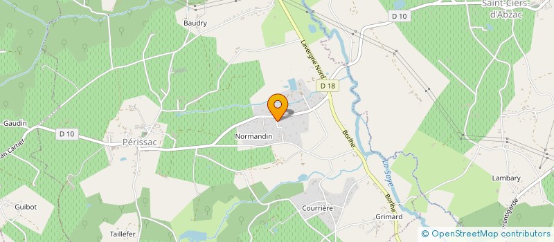localisation de l'entreprise IZOL 33 à PERISSAC