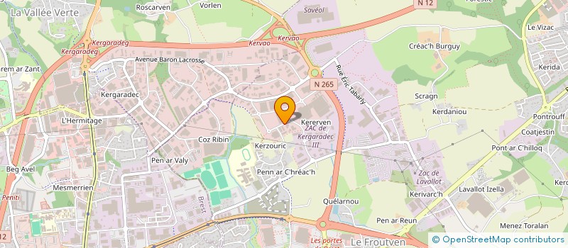 localisation de l'entreprise IZOL IMMO  GUIPAVAS