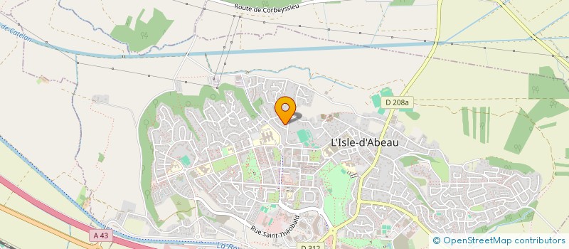 localisation de l'entreprise IZOL POSES à L'ISLE-D'ABEAU