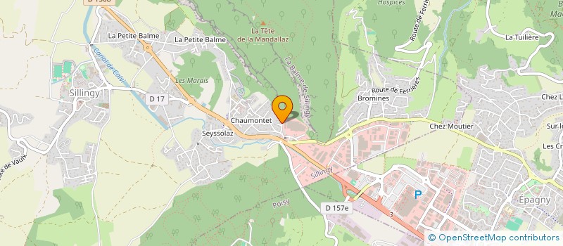 localisation de l'entreprise IZOL RENOV à SILLINGY
