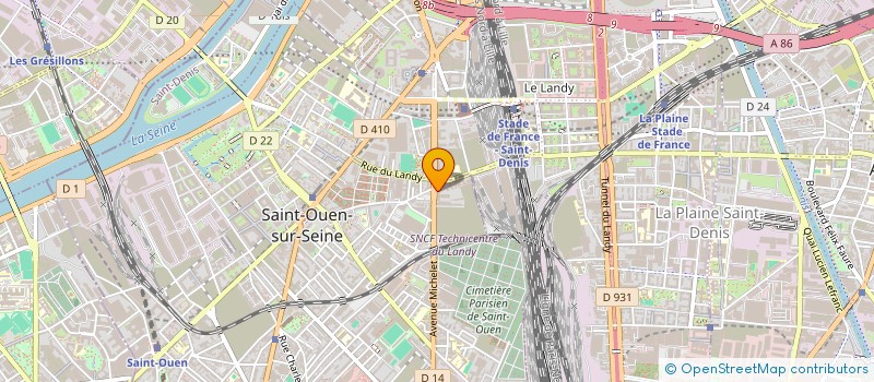 localisation de l'entreprise IZOL'TOUT à SAINT-OUEN-SUR-SEINE