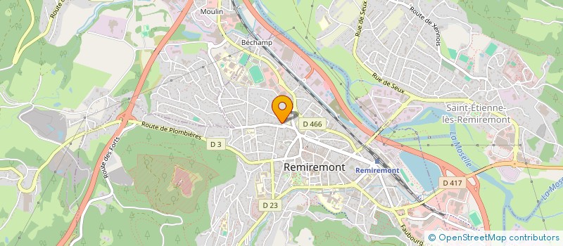 localisation de l'entreprise IZOLE BAT à REMIREMONT