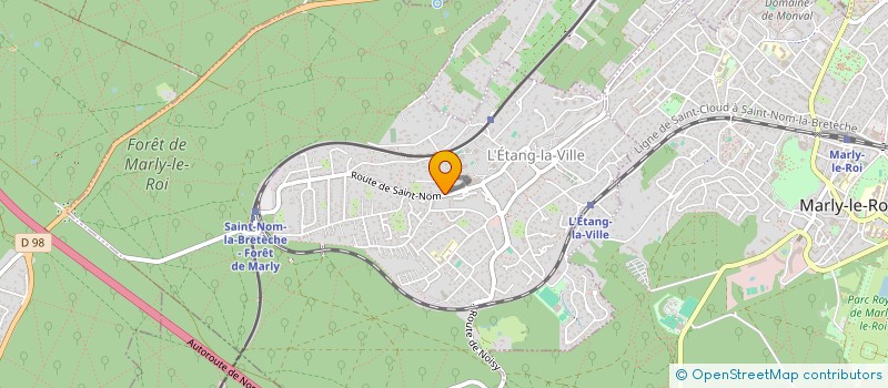 localisation de l'entreprise IZOMA SAS à L'ETANG-LA-VILLE